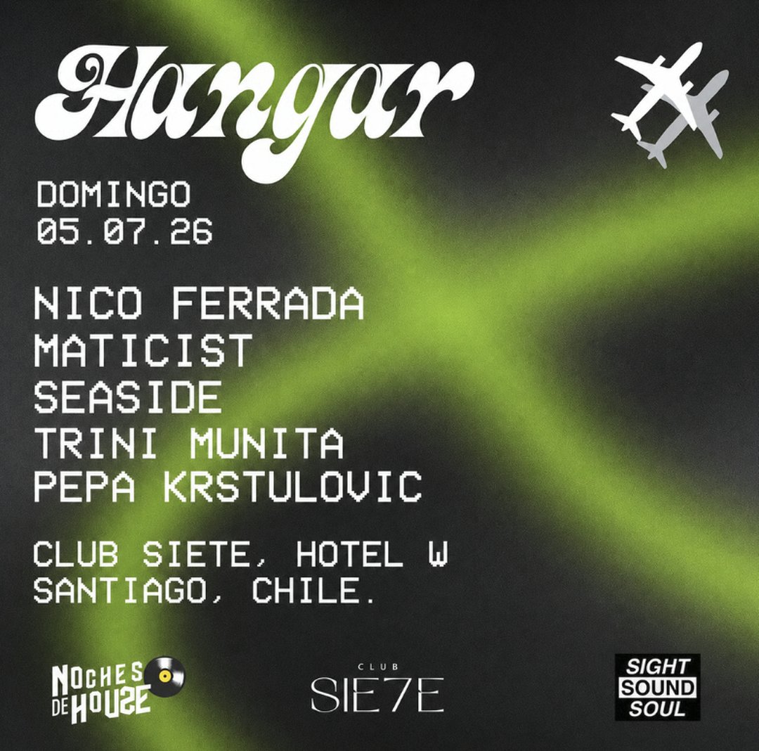Flyer Hangar · Domingo 12 de julio