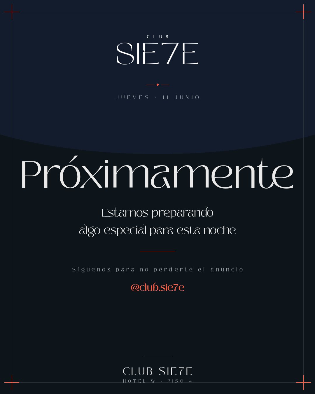 Jueves 3 de septiembre · Próximamente