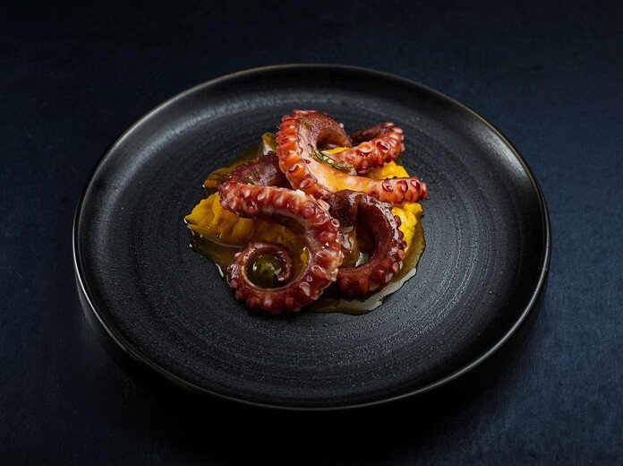 Pulpo al ají panca